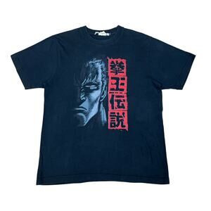 Vintage Cospa Fist of the North Star Anime Shirt Medium Y2K Rare Hokuto No Ken